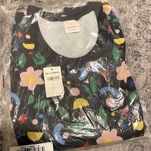 Hanna Andersson Adult Hello Springtime PJ Top Sz S